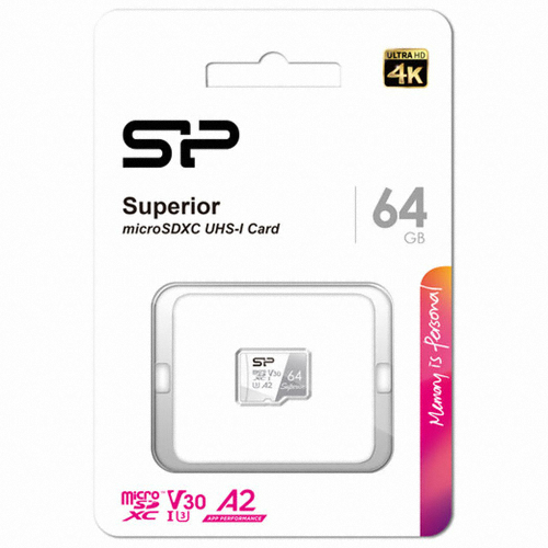 실리콘파워 micro SD Superior A2 (64GB)_이미지