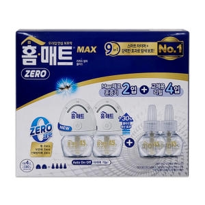홈매트 리퀴드 알파 플러스 훈증기 2개 + 리필 45일 4개 (1세트)_이미지
