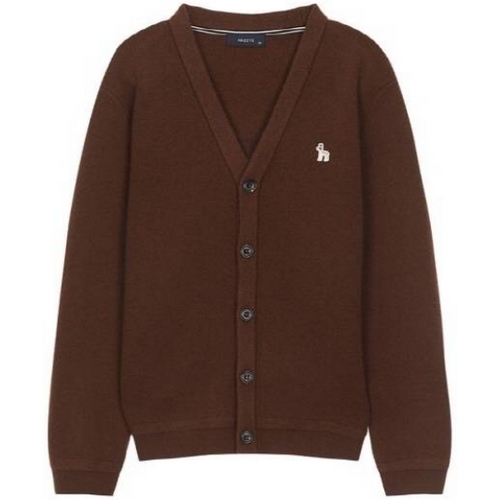 헤지스 퍼피자수 울 가디건 HZSW0D202W2