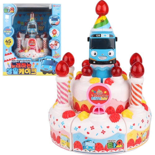 바니랜드 꼬마버스 타요 노래하는 생일 케이크