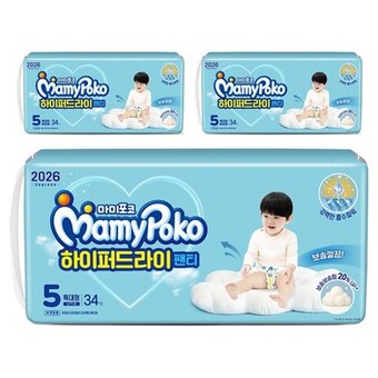 <b>마미</b><b>포코</b> 2026 하이퍼드라이 팬티형 5단계-남아용