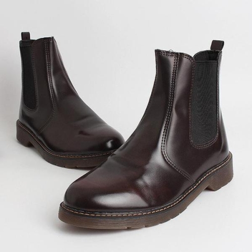 남자부츠 심플 첼시부츠 가을 가죽부츠 3.5cm MS0502 S3518469