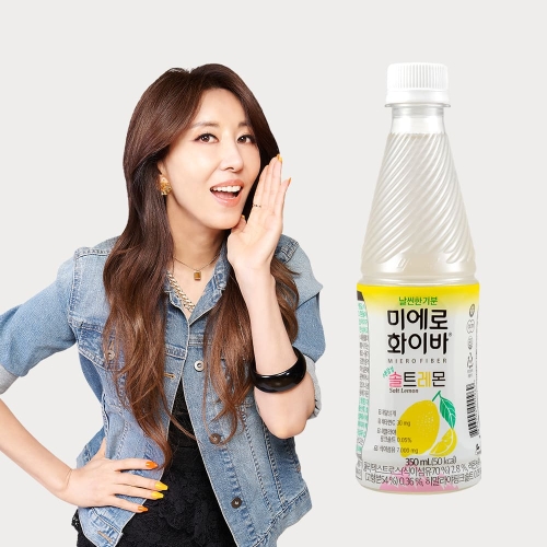 현대약품 미에로화이바 솔트레몬 350ml (24개)