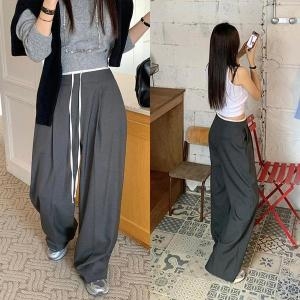 셀러허브 여성 데일리 어반 테일러드 와이드 팬츠 바지 S35773639