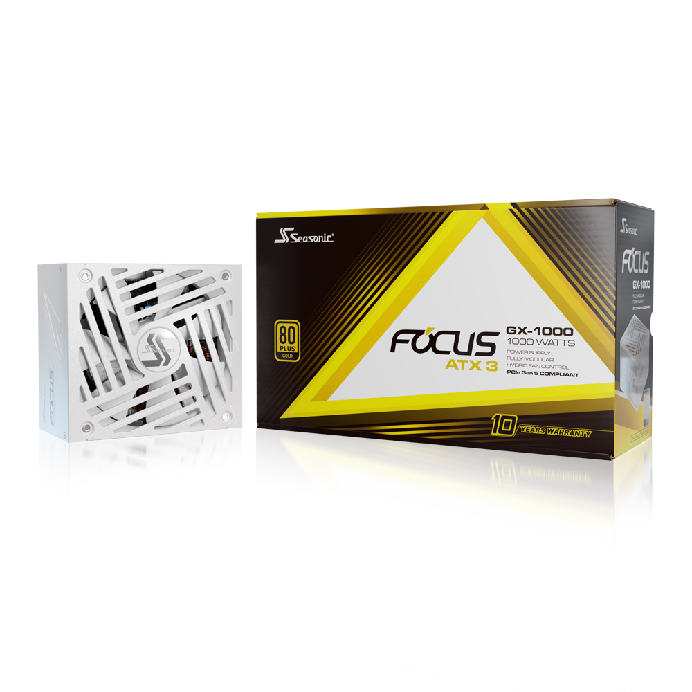 시소닉 NEW FOCUS V4 GX-1000 GOLD 풀모듈러 ATX3.1 화이트_이미지
