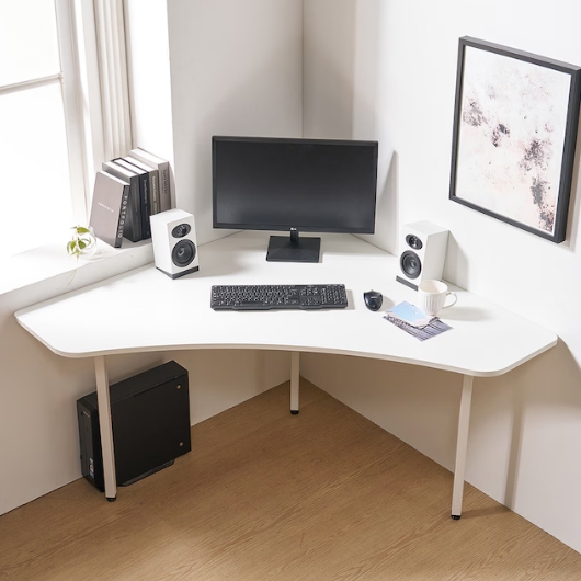 예투가구 로맨스 코너형 컴퓨터책상 (1050x1050)