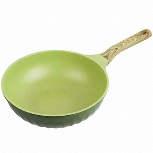 포시즌 뉴 올리브 그린우드 궁중팬 (26cm)_이미지