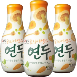 샘표식품 샘표 요리에센스 연두 진 500ml (3개)