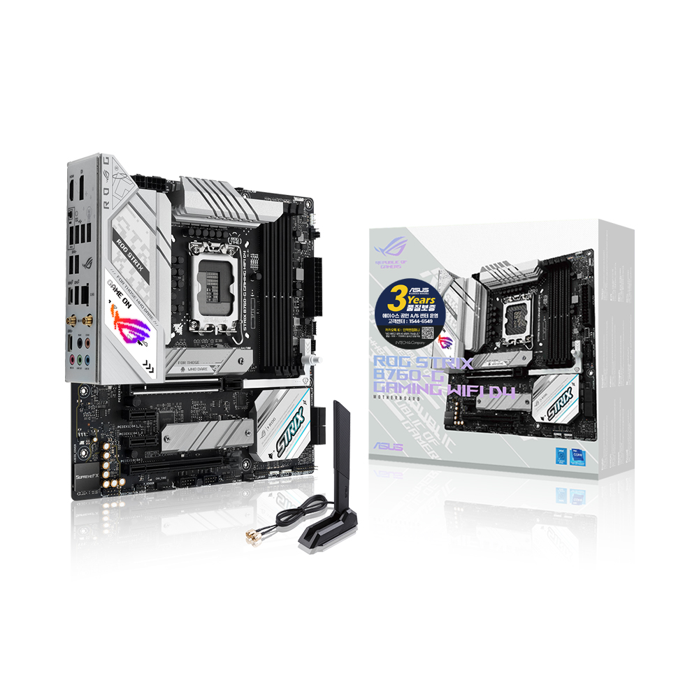 ASUS ROG STRIX B760-G GAMING WIFI D4 인텍앤컴퍼니
