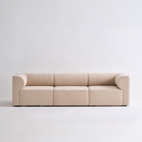 세계가구 프랄리네 패브릭 소파 3.5인용