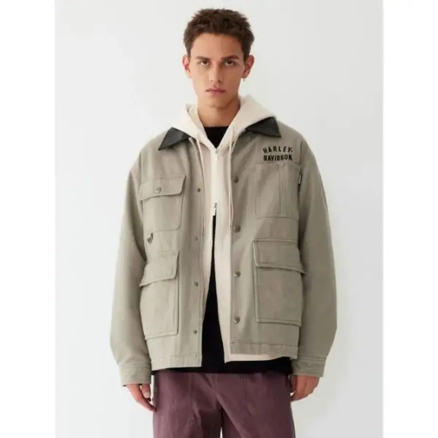 HARLEY-DAVIDSON COLLECTIONS 옥스포드 워크자켓 그레이 HH15303006