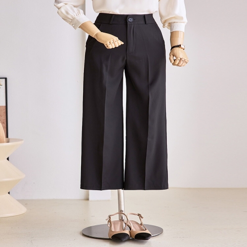 커스텀에이블 기본 원버튼 일자 슬랙스_T2509PT091C_이미지