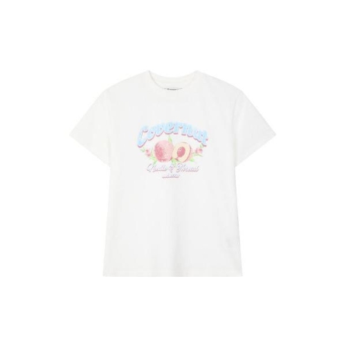 커버낫키즈 9CK 피치 블라썸 티셔츠 화이트 CK2602ST87WH_이미지