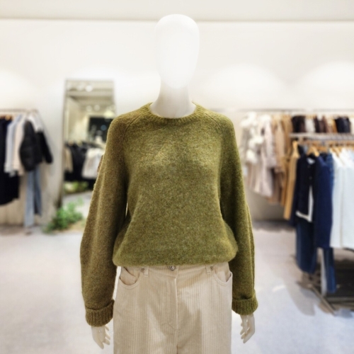 온앤온 알파카 라운드 루즈핏 니트 NJK5WPB32