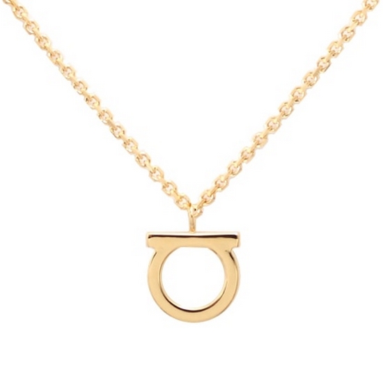 페라가모 심플 간치니 넥클리스 골드 760133 696658_이미지