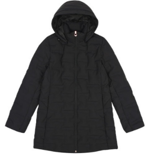 여성 와펜 퀼팅 구스다운