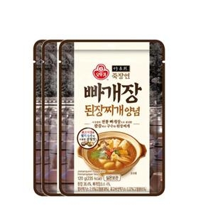 오뚜기 죽장연 빠개장 된장찌개양념 120g (3개)_이미지
