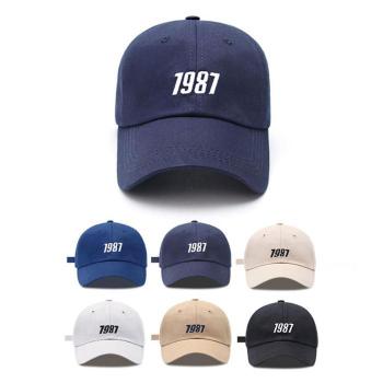 라일리 Rly 남자 여자 캐주얼볼캡 커플모자 데일리 1987 야구모자 S10263885_이미지