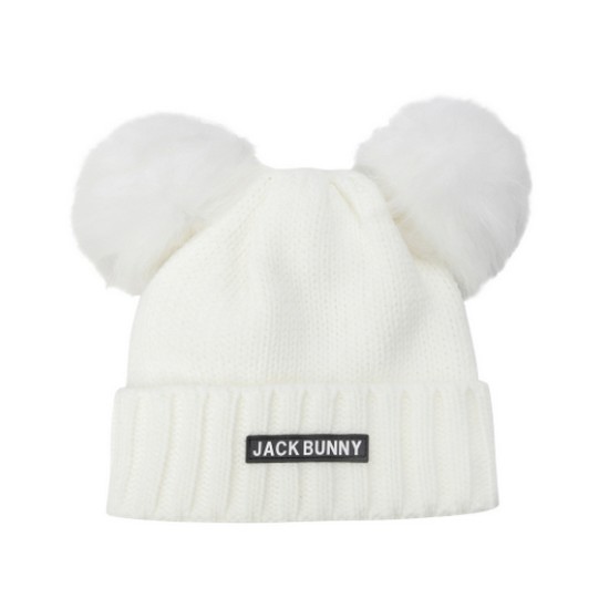 파리게이츠 잭바니 폼폼 이어 비니 531D4CPJ41_WH_이미지