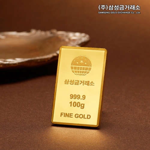 삼성금거래소 포나인 골드바 100g (1개)_이미지