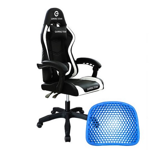 일루일루 라이트 G-지타이탄 베이직 게이밍 의자+라운드 에그시터