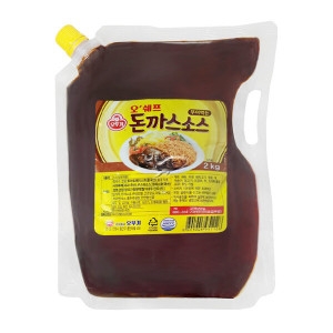 오뚜기 오쉐프 부어먹는 돈까스소스 2kg (4개)