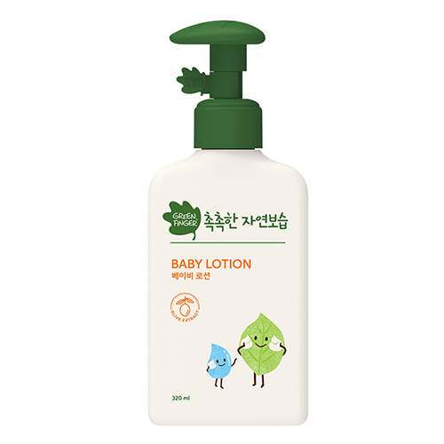 유한킴벌리 그린핑거 촉촉한 자연보습 베이비 로션 320ml (4개)