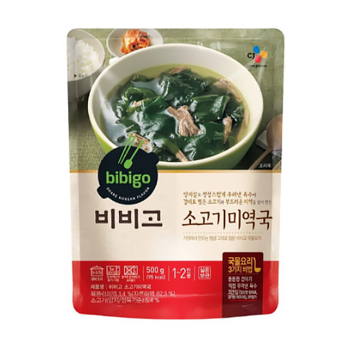 CJ제일제당 비비고 소고기 미역국 500g (7개)