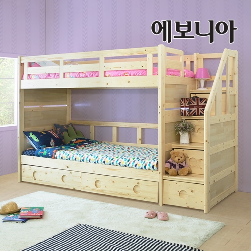  에보니아 미키 분리형 이층침대 SS [메모리폼]