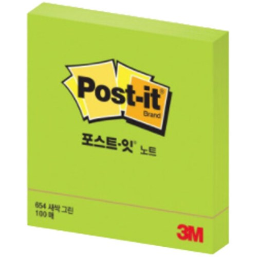 3M 노트 654 새싹그린 (1개)_이미지