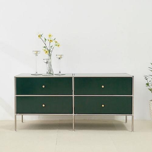 바이탈버브 로나 2단 서랍형 다용도 거실장 1200