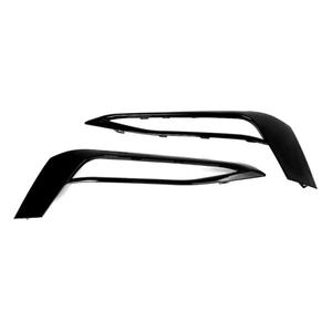 BMW 5 시리즈 G30 G38 스포츠 2016-2020용 1쌍 전면 범퍼 안개등 그릴 트림