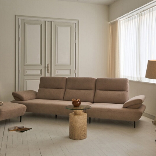 시울 텐더 패브릭 소파 4인용