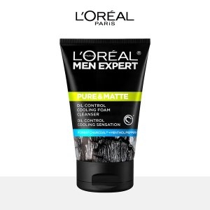 로레알파리 맨 퓨어앤매트 숯파우더 클렌징폼 100ml (1개)_이미지