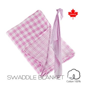 루루조 머슬린 사계절 속싸개 블랭킷담요 Passion Pink_이미지