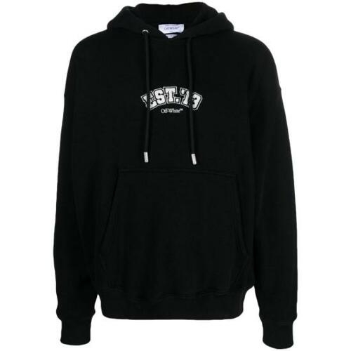 오프화이트 스웨터 OMBB085G23FLE0151001 BLACK WHITE BLACK