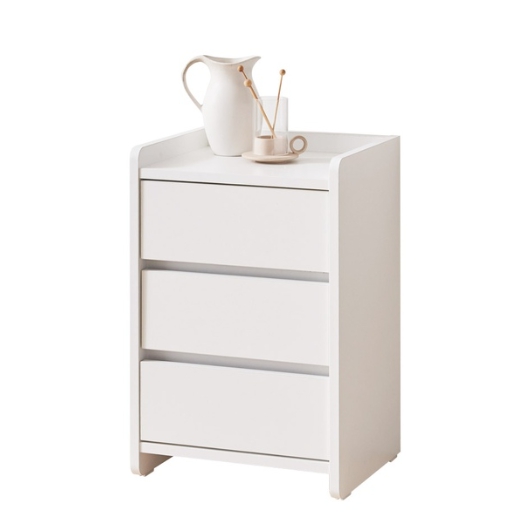 베토화이트 3단 협탁 서랍장 400