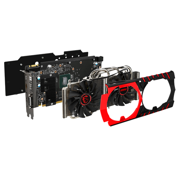 MSI 지포스 GTX960 OC D5 4GB 게이밍 백플레이트_이미지