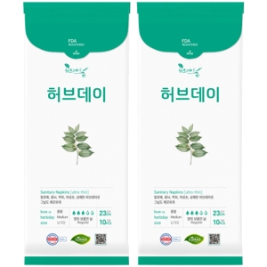 단오 중형 생리대 날개형 10개입 2팩_이미지