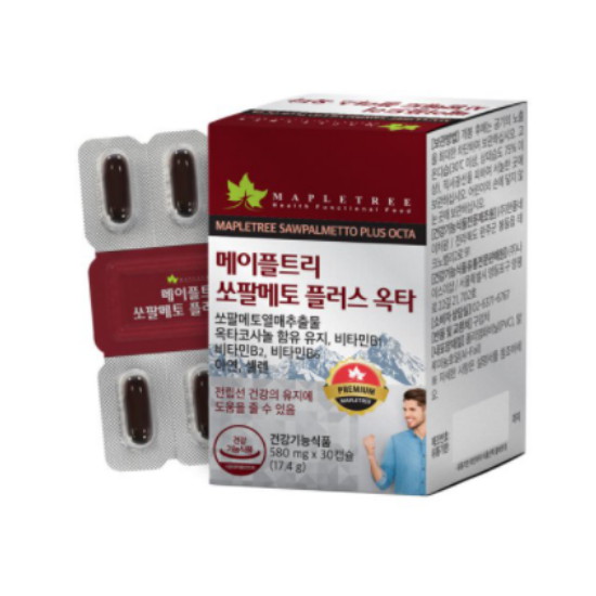 메이플트리 쏘팔메토 플러스 옥타 30캡슐 (6개)_이미지