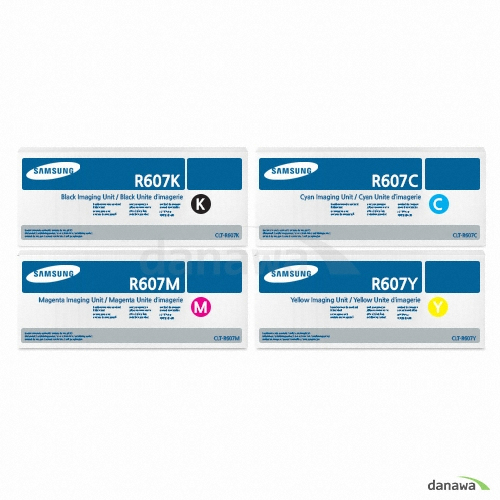 �Ｚ���� ��ǰ CLT-R607K, CLT-R607C, CLT-R607M, CLT-R607Y �巳 4�� ��Ʈ