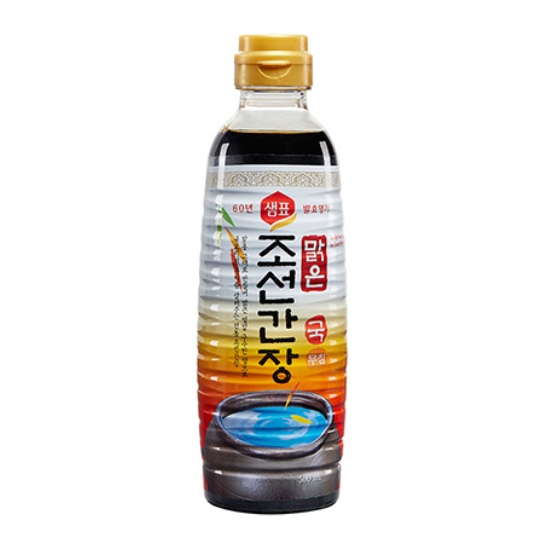 샘표식품 샘표 맑은 조선간장 500ml (4개)