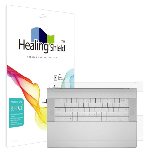 델 XPS 16 9640 터치 무광 외부보호필름 팜레스트/터치패드 2매