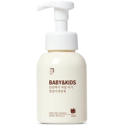 살림백서 베이비 앤 키즈 버블 아기 엉덩이 세정제 300ml
