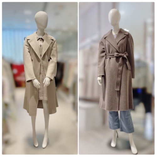 에꼴 Ecole RB3YHCAP01A 벨티드핸드메이드울코트 없음 오트밀/55