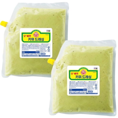오뚜기 오쉐프 키위 드레싱 2kg (2개)