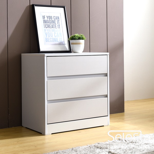 셀레스타 슬림 3단 서랍장 600