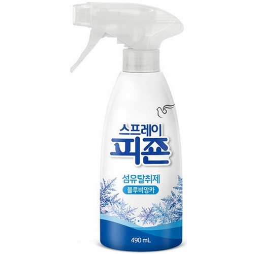피죤 섬유탈취제 블루비앙카 490ml (4개)_이미지