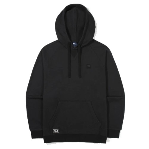 휠라 WHITE ROCK 그래픽 후드티 FS2POG3110X_BLK