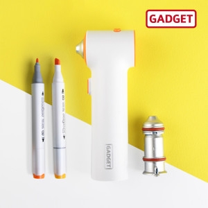 위드피플즈 가제트 자동브러쉬펜 GAB3000 (24색 마커펜+스텐실)_이미지